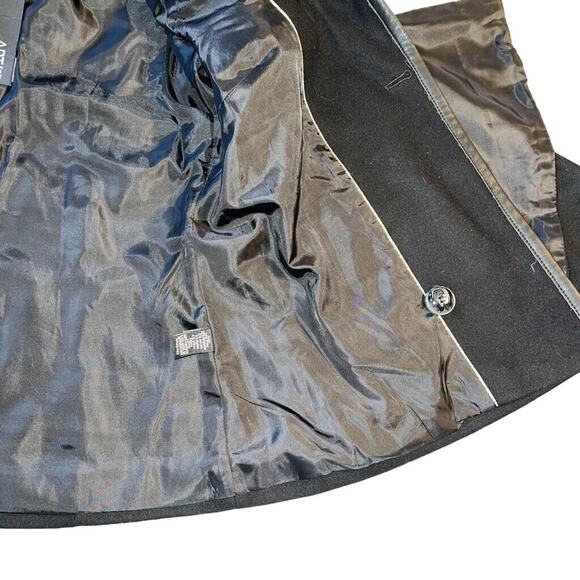 Apt 9 Womens Cape Coat Jacket Wool Blend Elegant Classic Outerwear Black Medium - Picture 6 of 15